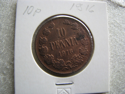 10 Penniä 1916