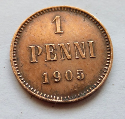 1 p 1905 HYVÄ Punainen