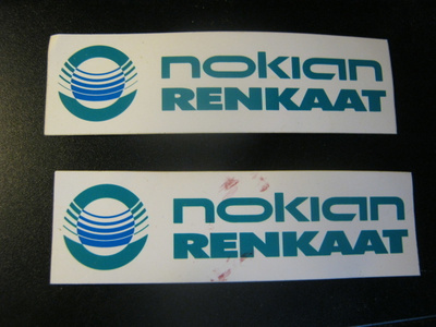 2 kpl Nokian renkaat tarroja