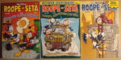 Roope-Setä numerot 320 321 324