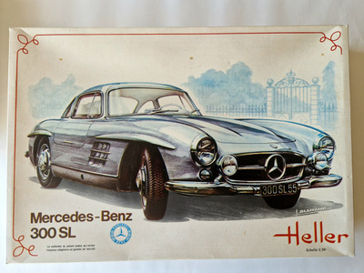 Mercedes-Bentz 300SL .Vintage Heller 1:24