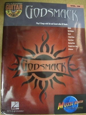 GODSMACK VOL 59 GUITAR PLAY - ALONG NUOTTIKIRJA + CD