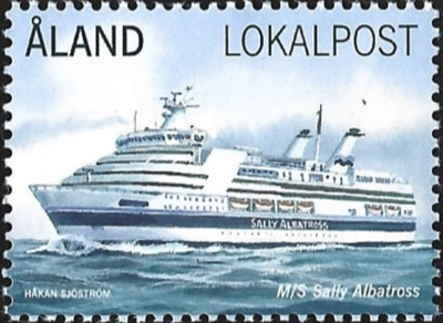 Åland 2012  Matkustajalauttoja Lokalpost ** LaPe 347
