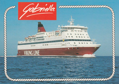 LAIVAKORTTI - M/S GABRIELLA