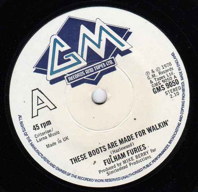 FULHAM FURIES these boots are made for -1978- GM oRiGiNaALi