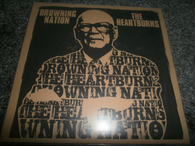 Drowning Nation / The Heartburns: Split 7"