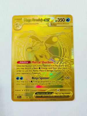 Mega Greninja EX Hyper Rare 122/086 Chaos Rising