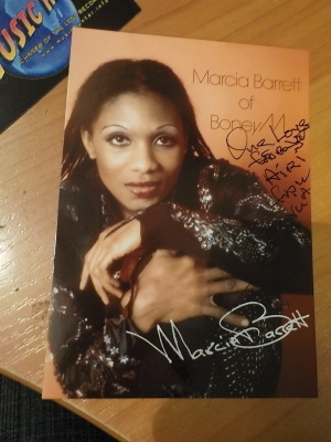 MARCIA BARRETT OF BONEY M. PROMOKORTTI NIMMARILLA