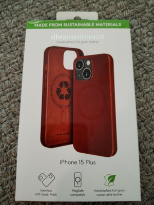 Handcrafted, full-grain leather iPhone 15 plus