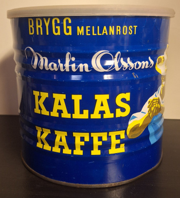 Brygg mellanrost Martin Olssons Kalas Kaffe iso peltipurkki