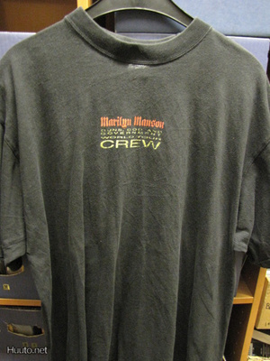 MARILYN MANSON WORLD TOUR CREW T-PAITA KOKO XL (+ W)