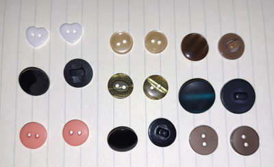 11-18mm nappi 9 erilaista