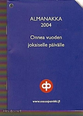 huuda syntymävuotesi almanakka 2004