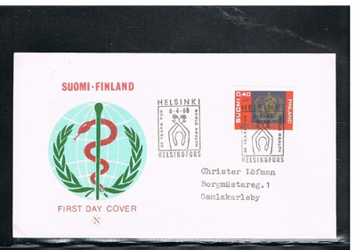 1968  WHO FDC kerhokuori