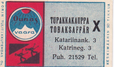 Tupakkakauppa X, Katariinank. 3  s16