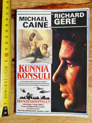 Kunnia Konsuli Videovuokraamon mainospostikortti