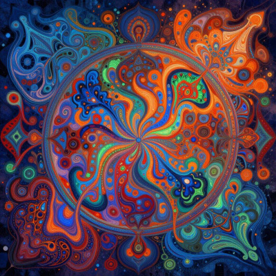 Uusi abstrakti alumiinitaulu 40 cm x 40 cm