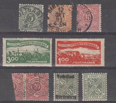 WÜRTTEMBERG wanhaa 1875-1919
