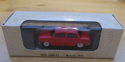 NSU 1200 TT Sedan 2 door Red 1972 Grell Modell EKU 1:66