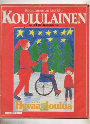 Koululainen n:o 10 1981 Paperinukke Pajazzo. Korvaamaton por