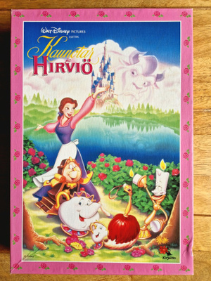Kaunotar ja hirviö lautapeli hieno kunto