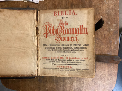 BIBLIA 1777, RÄÄVELIN RAAMATTU