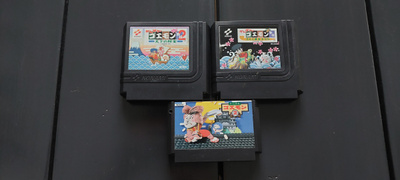 Famicom Ganbare Goemon pelit 3kpl