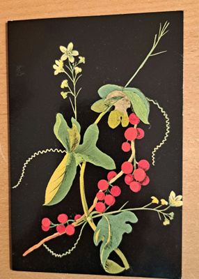 taidekortti, kukkia, British Museum, kulkenut 2015