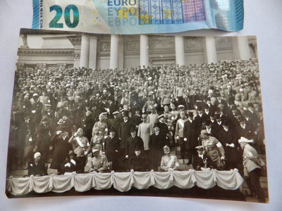 Valokuva Mannerheim Presidentti Relander Tanska Kuningas1928