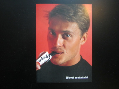 TEEMU SELÄNNE PANDA POSTIKORTTI KULKEMATON