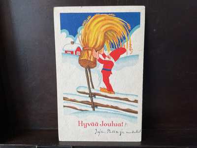 Postikortti Hyvää joulua! 1944