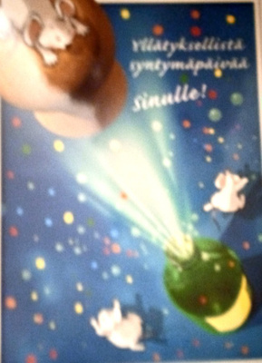 NO  1 -  onnea!! yllätyksellistä  syntymäpäivää