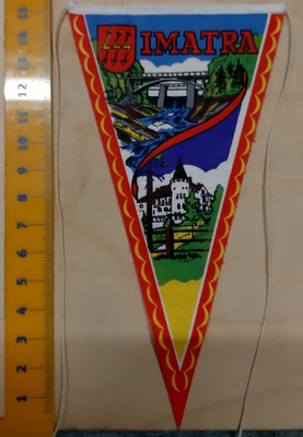 Imatra vintage matkamuisto viiri