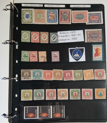 Postimerkit kansiossa