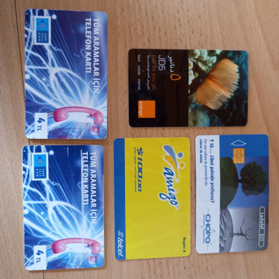 PUHELINKORTTEJA ulkomailta: Turkki, Jordania & Meksiko