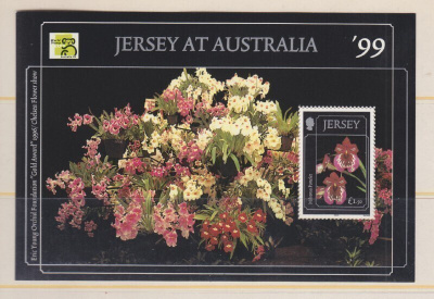 Jersey kukkia blokki postituoreena
