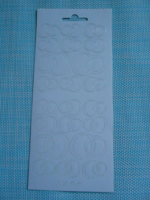 ÄÄRIVIIVATARRA "°SORMUKSET"° / Vaalea
