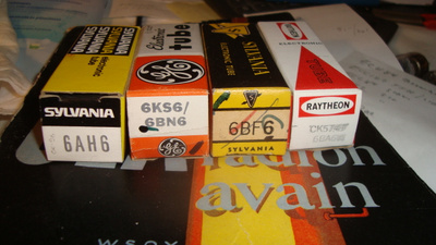 Radioputkia 6AH6 ,6BA6W,6BF6,6BN6