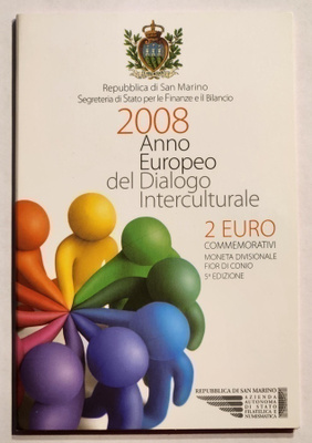 SAN MARINO 2 € 2008 Kulttuurien välinen vuoropuhelu
