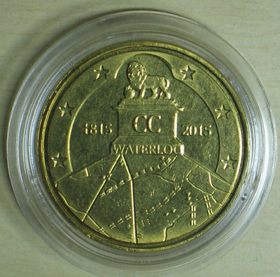 2018 Belgia 2½ Euro Waterloo taistelu 200V