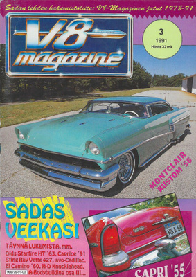3 / 1991 V8 MAGAZINE HYVÄ KOKONAISUUS
