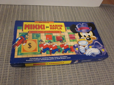 Vintage  lautapeli: Mikki Hiiri ja Karhukopla