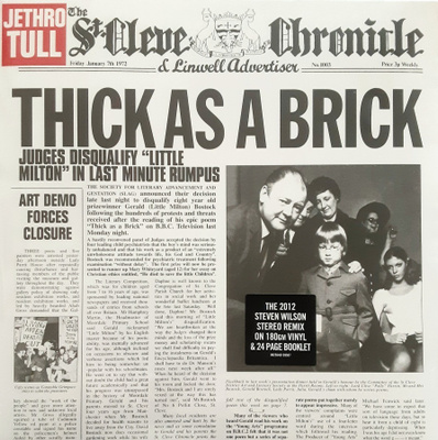 Jethro Tull - Thick as A Brick (Steven Wilson Remix) uusi LP
