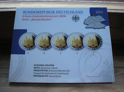 SAKSA 2006 5 x 2e PROOF