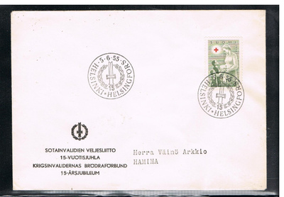 1955  Hki - Sotainvalidien veljesliitto 15v 5.6.