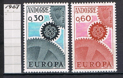 Andorra 1967 - Europa CEPT  ++