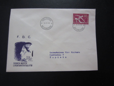 FDC 1959 Naisten liikuntakasvatus
