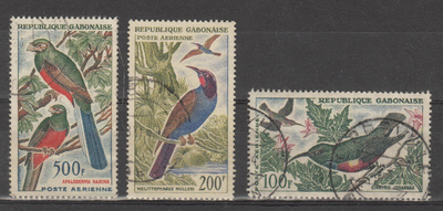 LINTU sarja GABON aito käyttö 1963