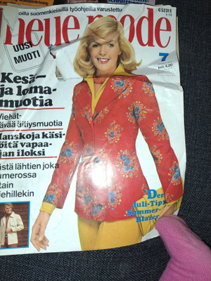 Vintage kaava lehti Neue Mode