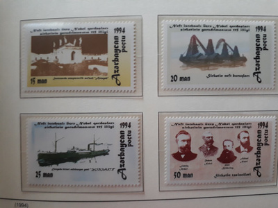 Azerbaidzan 1994 - Mustanmeren öljy ja Nobel (4)  ++